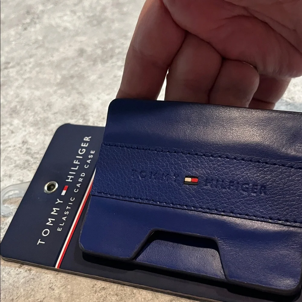 Tommy Hilfiger Navy Card Holder